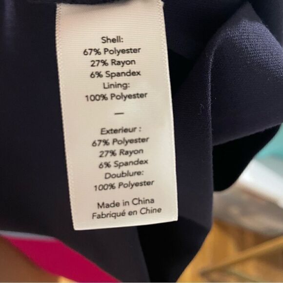 Revolve Likely Marena Tube Mini Strapless Bodycon Dress in Pink Navy Colorblock - Picture 13 of 13